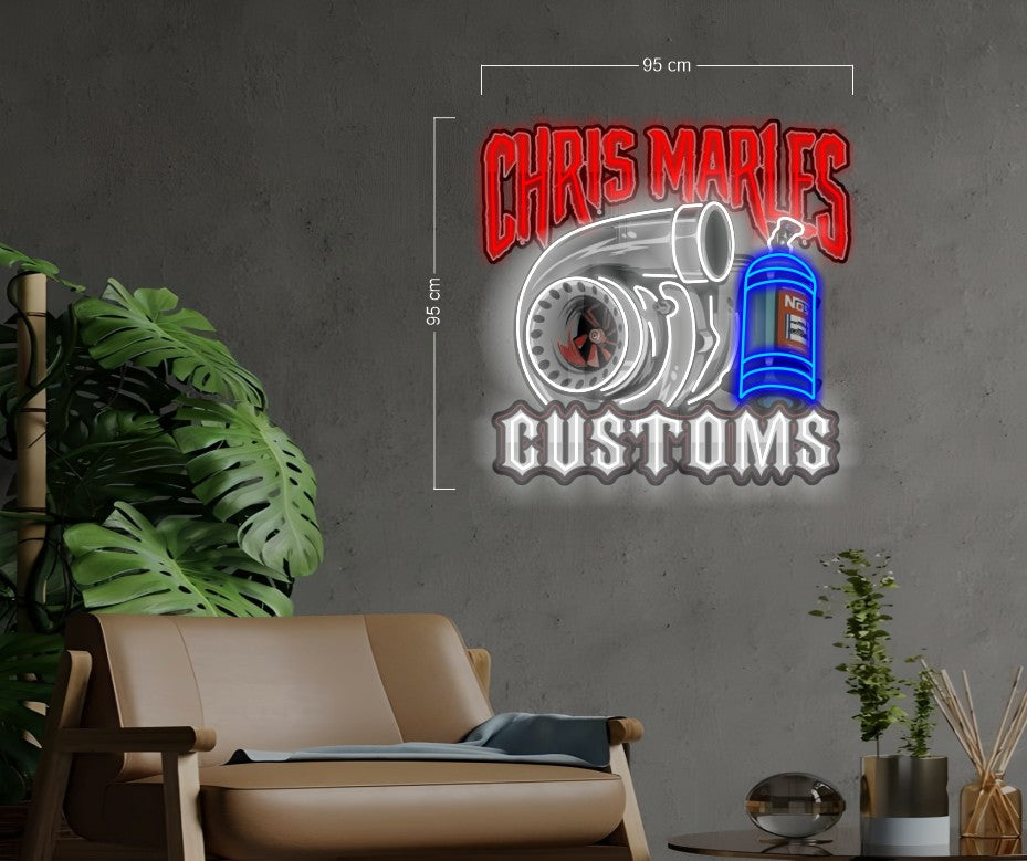 Enseigne au néon LED personnalisée pour entreprise