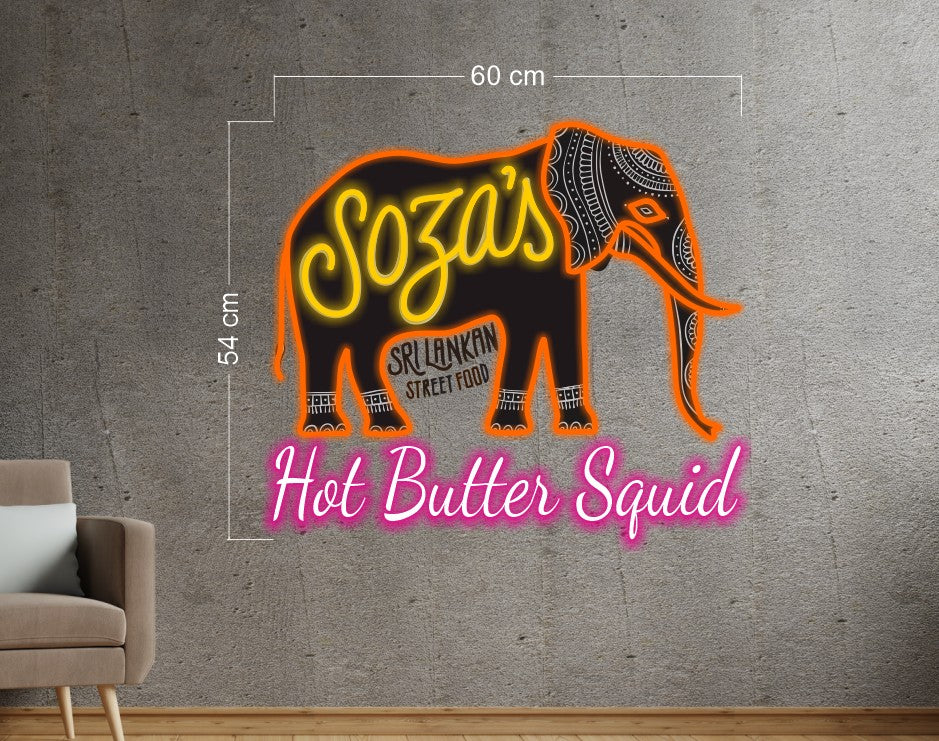 HOT BUTTER SQUID | LED Neon Sign
