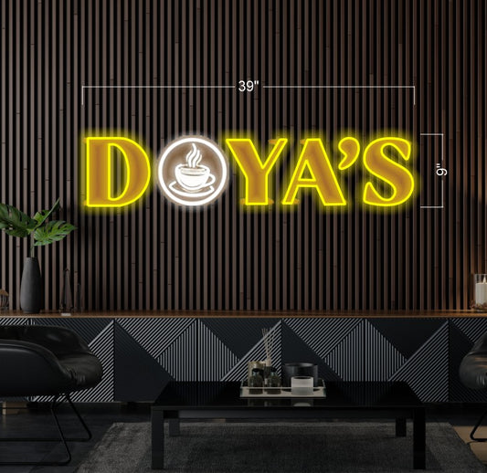 Enseigne au néon LED personnalisée pour entreprise