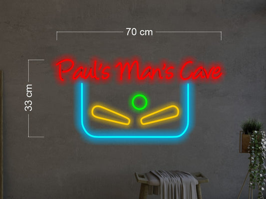 Paul's Man's Cave | LED Neon Sign