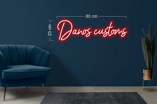 Enseigne au néon LED personnalisée pour entreprise