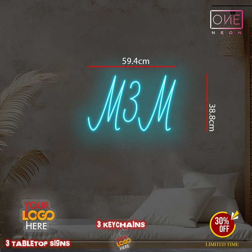 M3M | LED Neon Sign (3 signs)