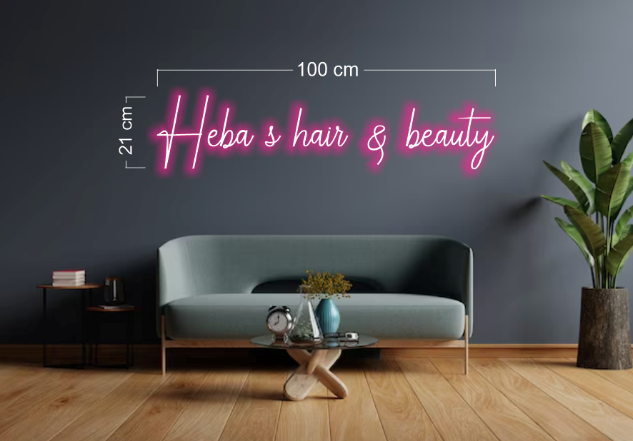 Enseigne au néon LED personnalisée pour entreprise