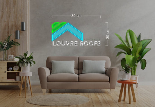 LOUVRE ROOFS | LED Neon Sign