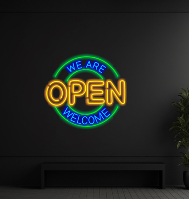 Enseigne au néon LED personnalisée pour entreprise