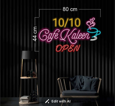 Enseigne au néon LED personnalisée pour entreprise