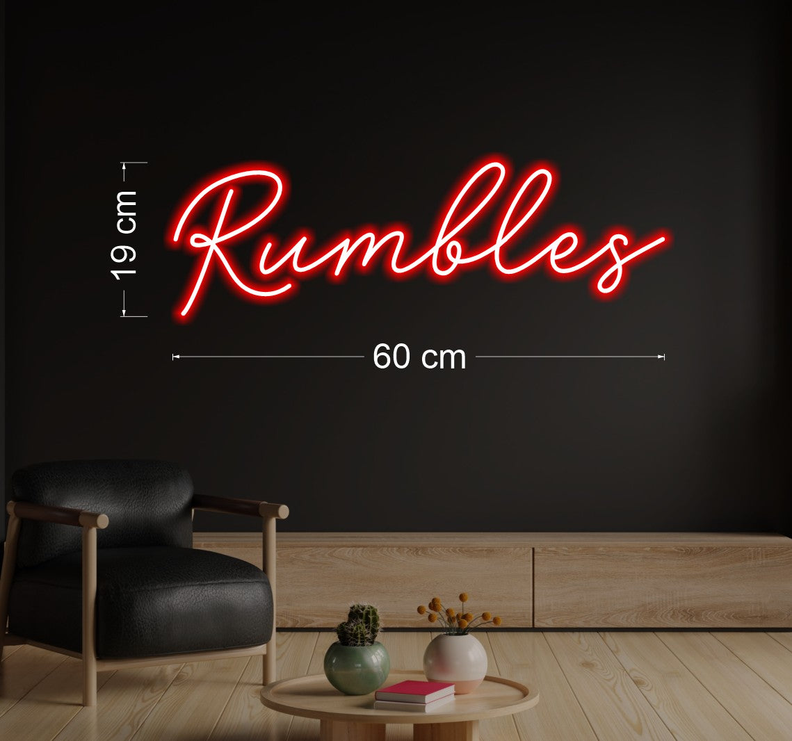RUMBLES | LED Neon Sign