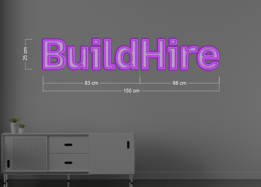 Enseigne au néon LED personnalisée pour entreprise