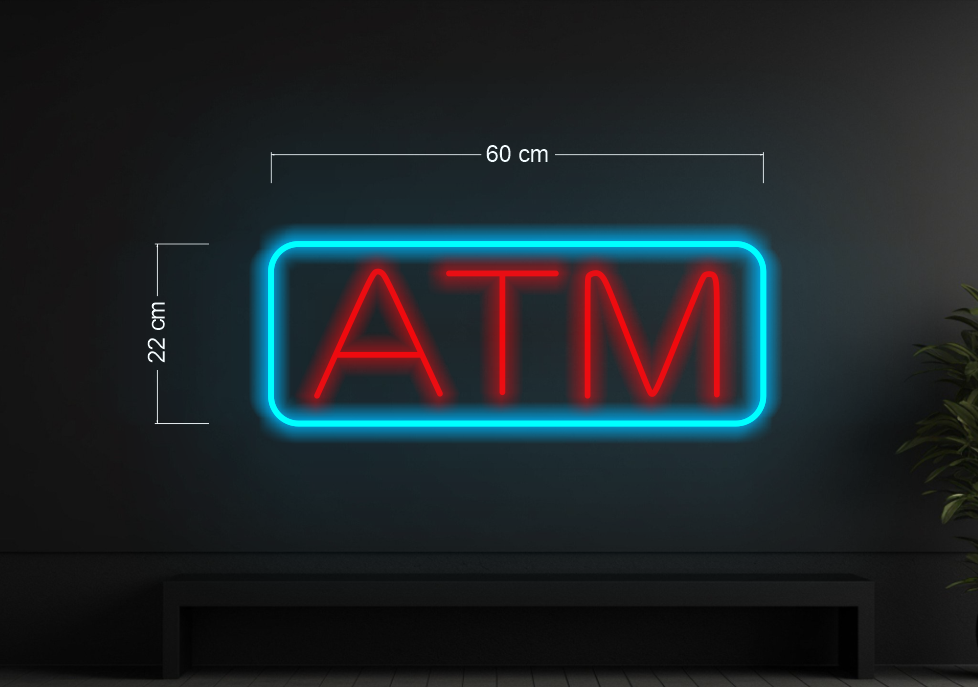 ATM | LED Neon Sign (2 RGB signs)