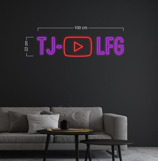 Enseigne au néon LED personnalisée pour entreprise