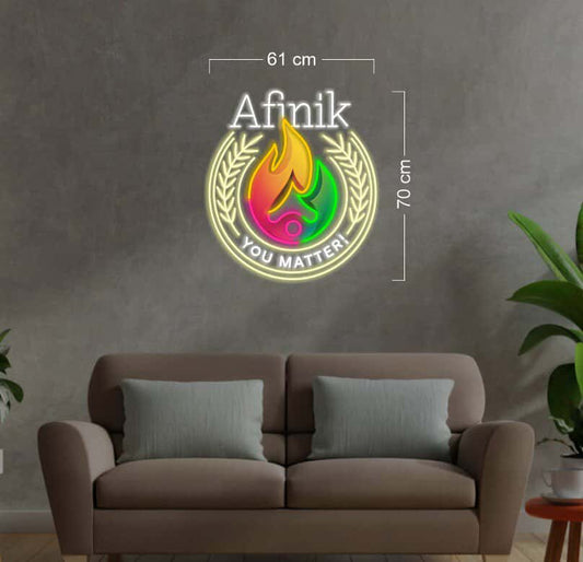 Enseigne au néon LED personnalisée pour entreprise