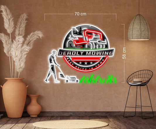 DEADLY MOWING | LED Neon Sign