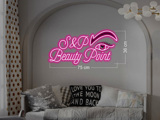 S & P BEAUTY POINT | LED Neon Sign