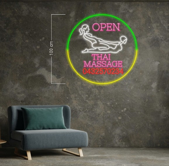 Enseigne au néon LED personnalisée pour entreprise
