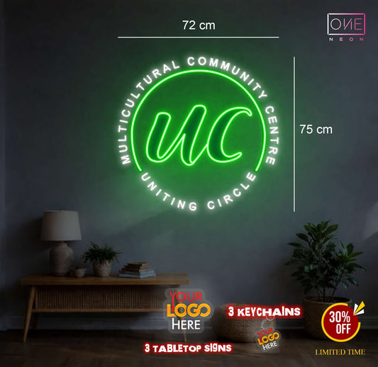 Enseigne au néon LED personnalisée pour entreprise