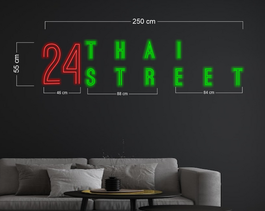 Enseigne au néon LED personnalisée pour entreprise