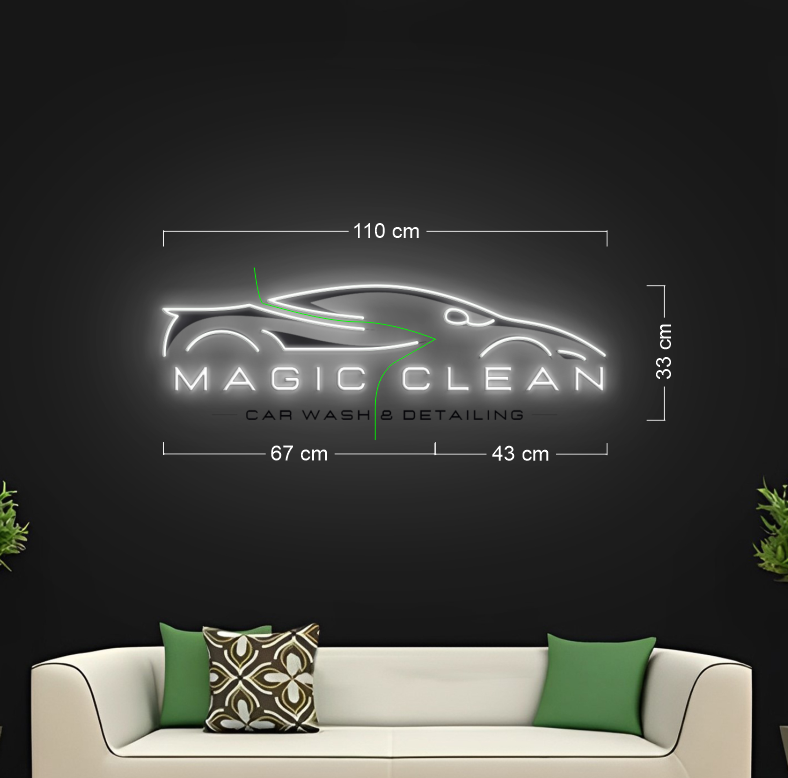 MAGIC CLEAN | LED Neon Sign