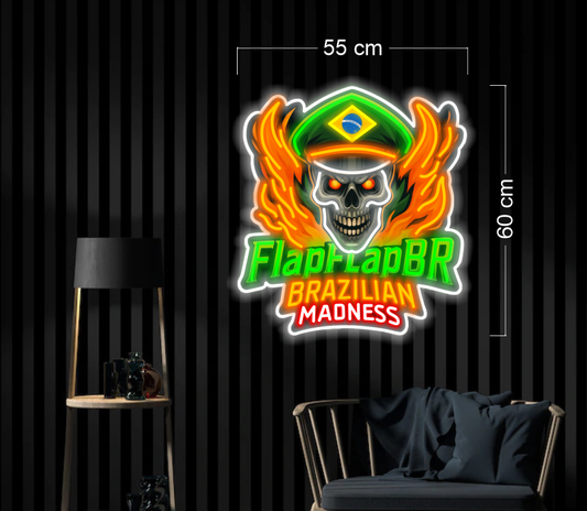 FlapFlapBR Brazilian madness| LED Neon Sign