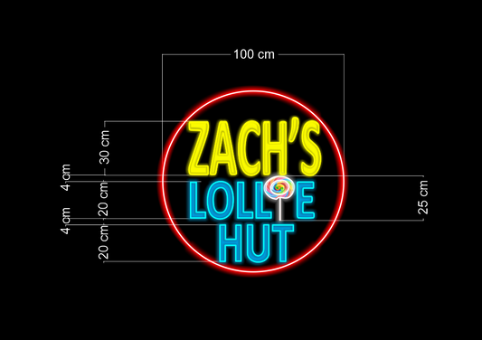 Enseigne au néon LED personnalisée pour entreprise