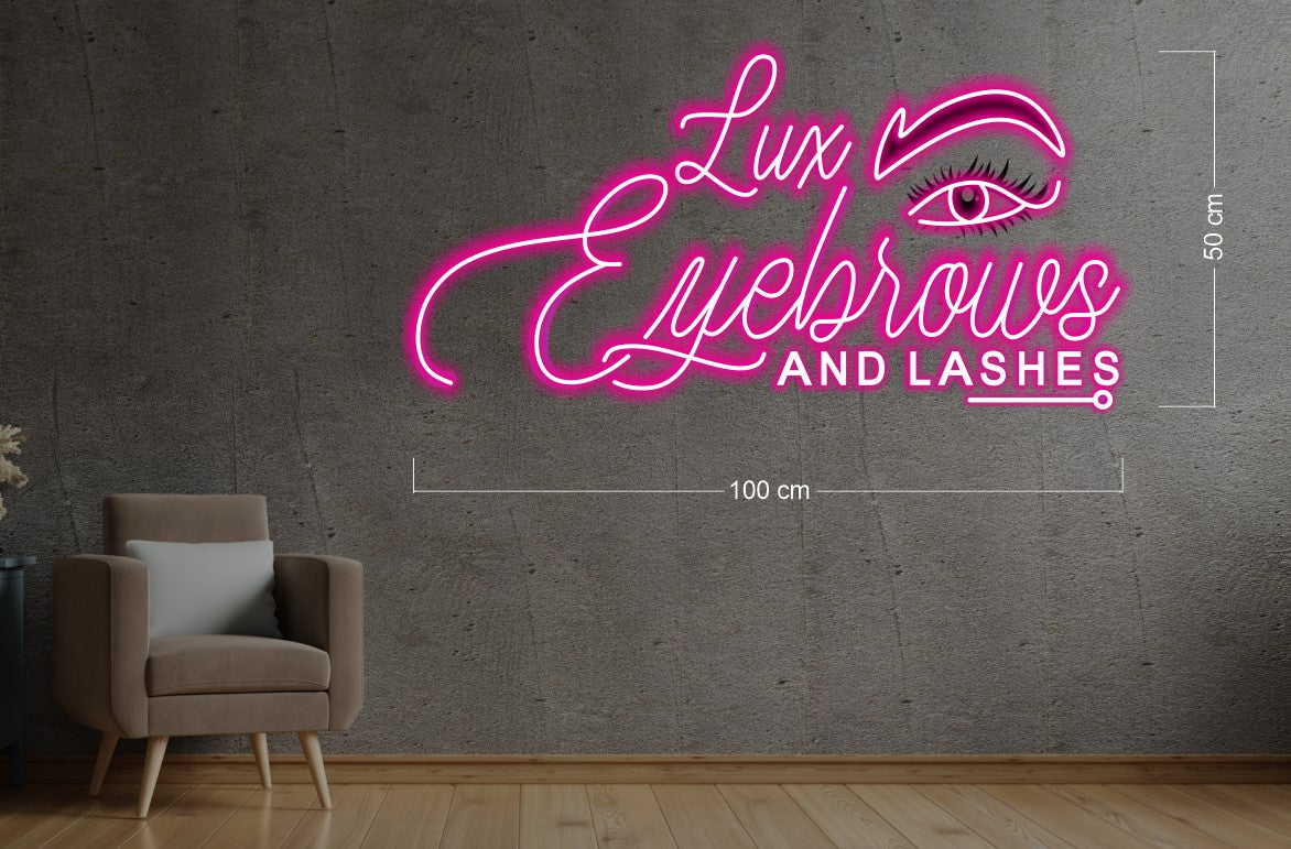 EYEBROWS | LED Neon Sign