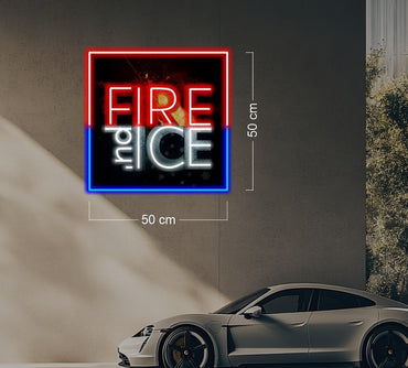 CINEMA DI LORIO + FIRE ICE | LED Neon Sign (2 signs)