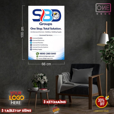 Enseigne au néon LED personnalisée pour entreprise