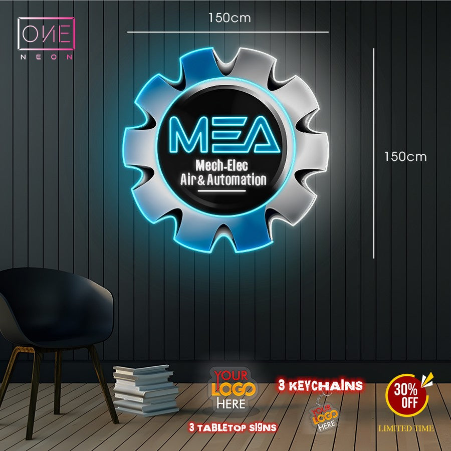 MEA logo | LED Neon Sign