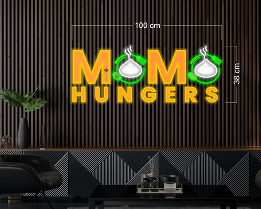 MOMO HUNGERS | LED Neon Sign (waterproof)
