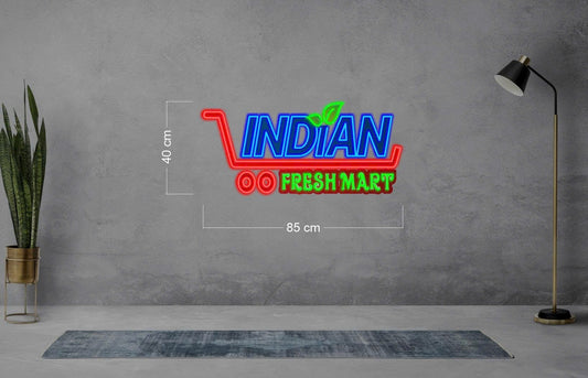 INDIAN FRESH MART | LED Neon Sign