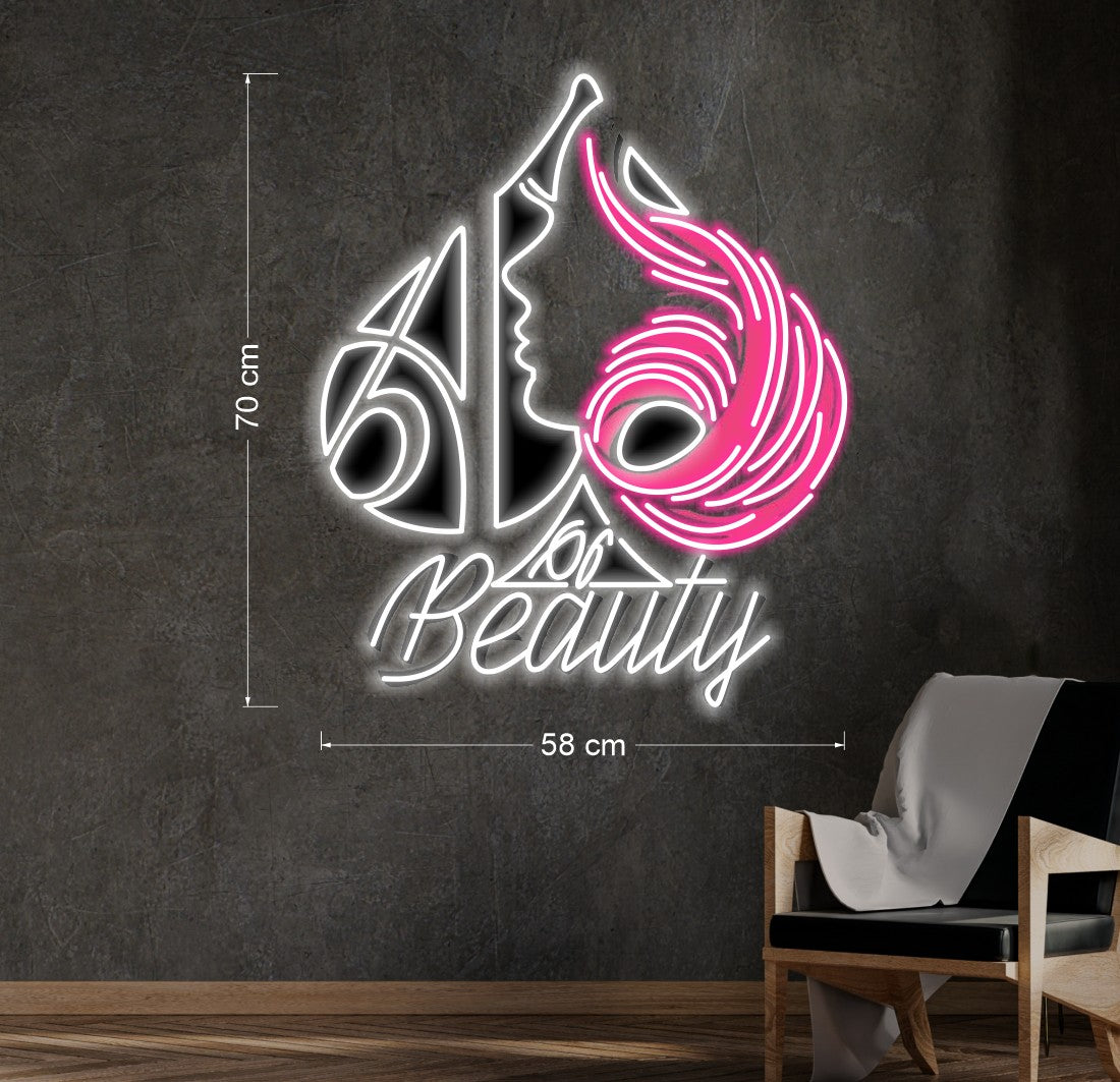 Fadez + of beauty (2 signs)| LED Neon Sign
