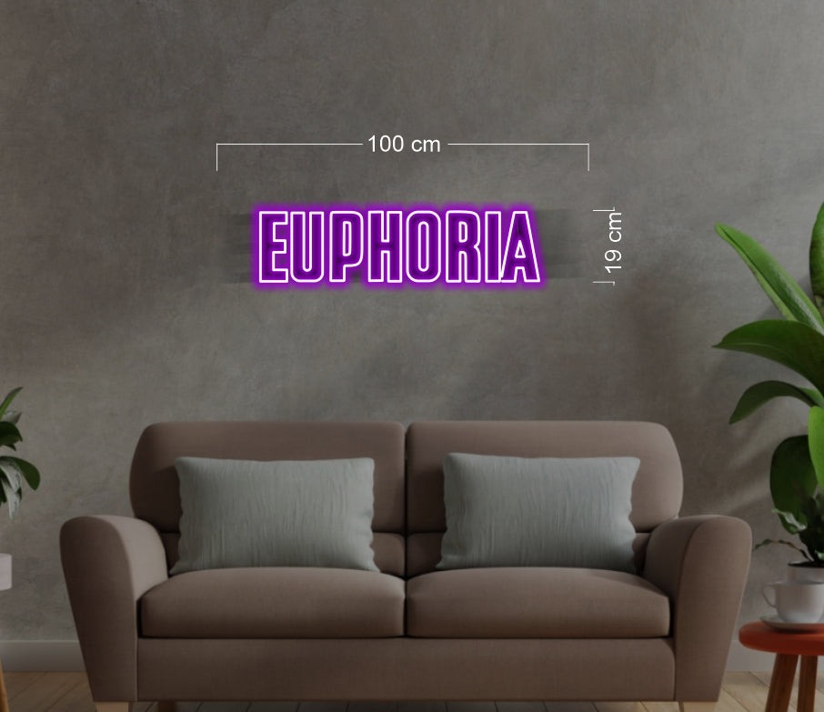 EUPHORIA | LED Neon Sign (2 signs ) + express shipping