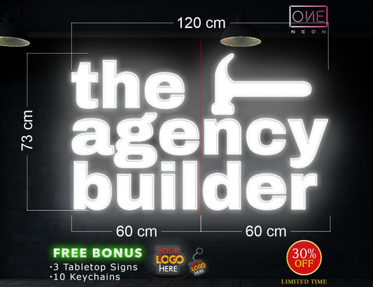 The agency builder ( one piece) | LED Neon Sign