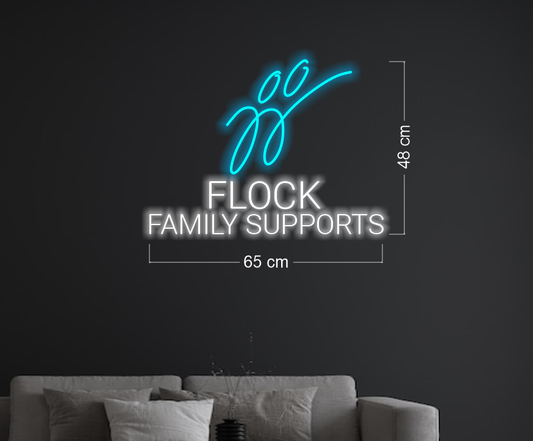 Flock family support| LED Neon Sign