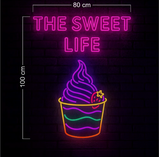 THE SWEET LIFE | LED Neon Sign