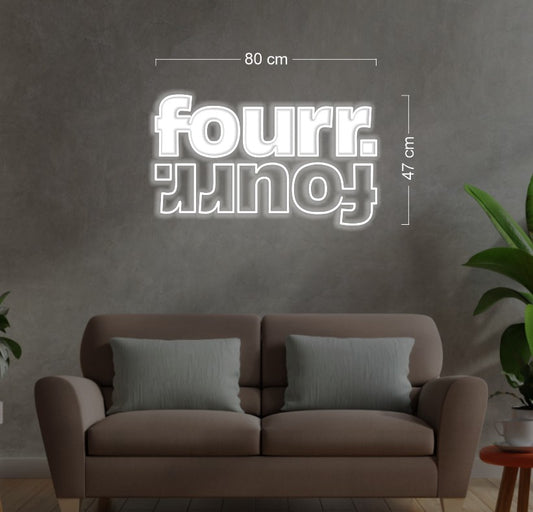 FOURR.| LED Neon Sign