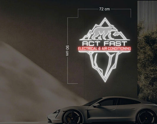 Enseigne au néon LED personnalisée pour entreprise