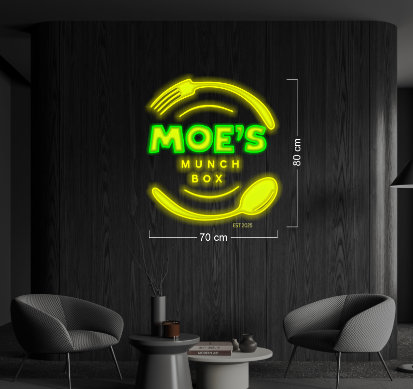 MOE'S MUNCH BOX | LED Neon Sign