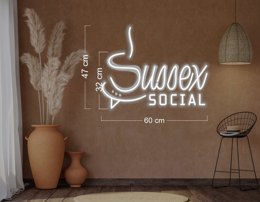 Enseigne au néon LED personnalisée pour entreprise