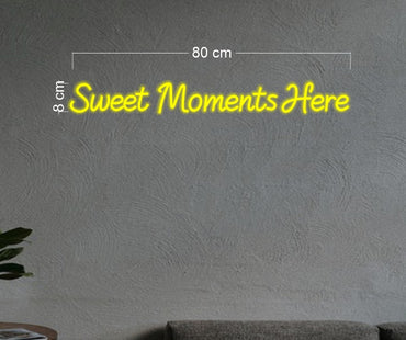 Avnty Arty's dessert bar+ sweet moments here ( 2 signs)| LED Neon Sign