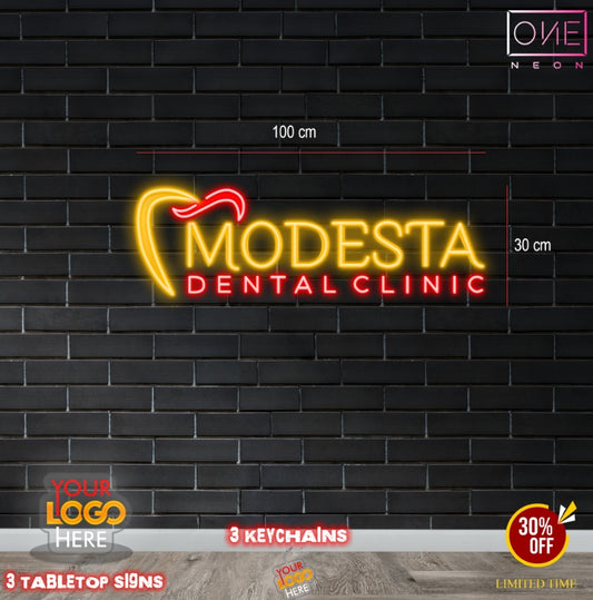 MODESTA DENTAL CLINIC | LED Neon Sign