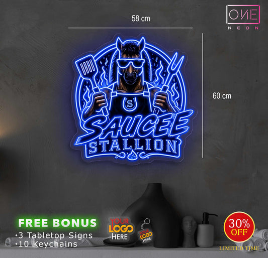 Saucee Stallion | LED Neon Sign