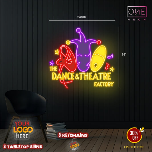 ADMT + DANCE & THEATRE FACTORY | LED Neon Sign ( 2 signs)
