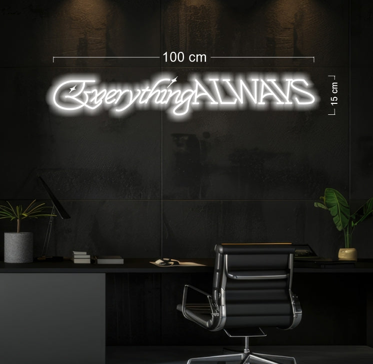 Enseigne au néon LED personnalisée pour entreprise