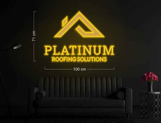 PLATINUM ROOFTING SOLUTIONS | LED Neon Sign