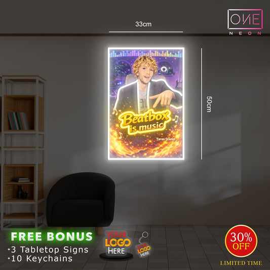 Beatbox is music | LED Neon Sign