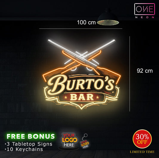 Burto's Bar | LED Neon Sign