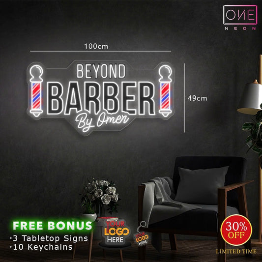 BEYOND BARBER | LED Neon Sign