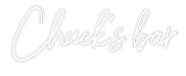 Custom Neon: Chuck’s bar