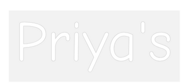 Custom Neon: Priya's