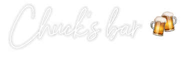 Custom Neon: Chuck’s bar 🍻
